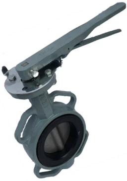 Затвор дисковый поворотный ABRA Ду250 Ру16 BUV-VF863D, межфланцевый, корпус - чугун, диск - нержавеющая сталь, рукоятка, NBR в Тамбове