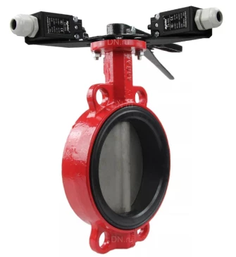 Затвор дисковый поворотный ABRA Ду125 Ру10/16 BUV-VF866D, межфланцевый, корпус - чугун, диск - нержавеющая сталь, рукоятка, EPDM в Тамбове