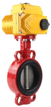 Затвор дисковый поворотный ABRA Ду80 Ру10/16 BUV-VF866D, межфланцевый, корпус - чугун, диск - нержавеющая сталь, с электроприводом, EPDM в Тамбове