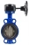 Затвор дисковый поворотный ABRA Ду250 Ру16 BUV-VF826D, межфланцевый, корпус - чугун, диск - чугун, редуктор, EPDM в Тамбове